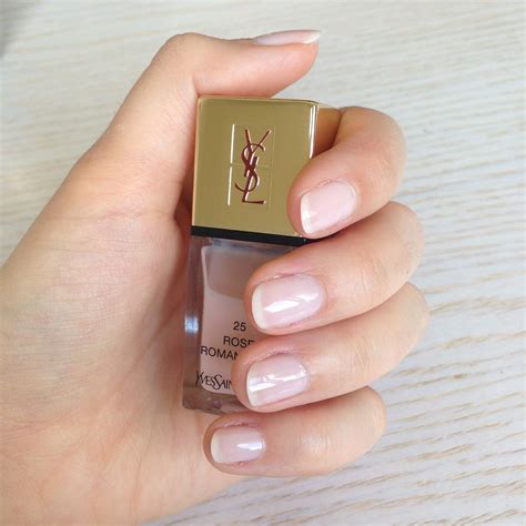 vernis rose romantique ysl|YSL la laque.